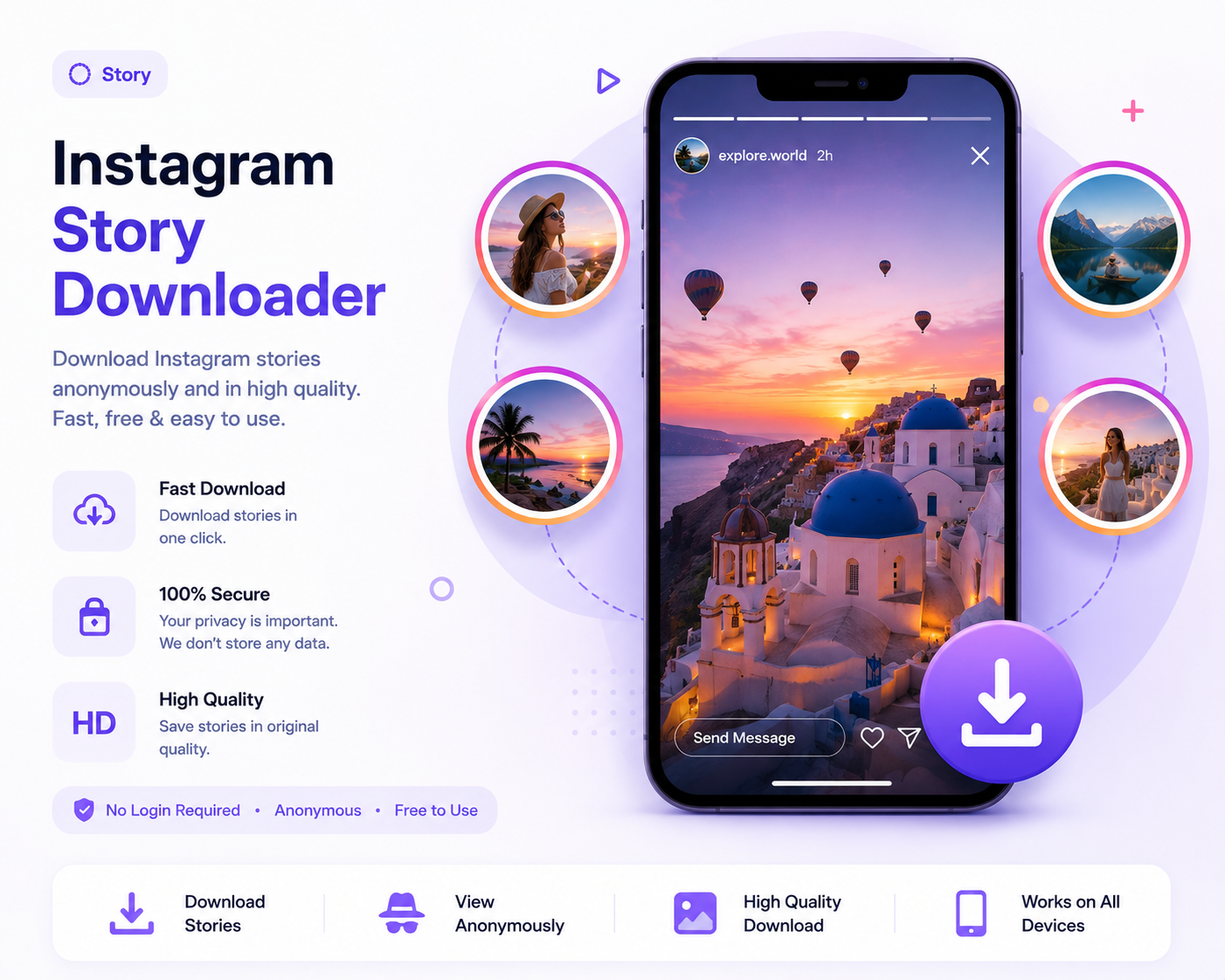 Instagram story download - anonymously download Instagram stories online free